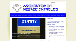 Desktop Screenshot of hebrewcatholic.net