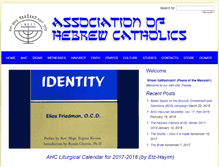 Tablet Screenshot of hebrewcatholic.net